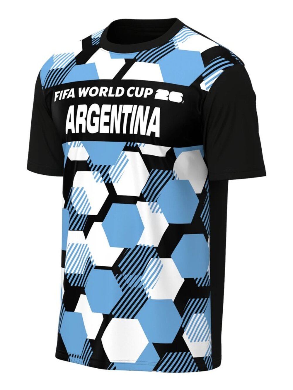 NEW FIFA World Cup Mens ARGENTINA Soccer Short Sleeve Jersey Tee XL Official NWT